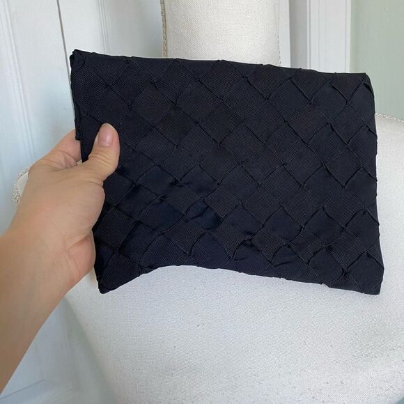 1940s Vintage Basket Weave Envelope Clutch - Picture 6 of 6